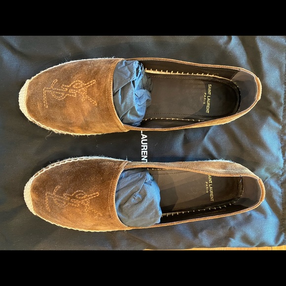 YSL Suede Espadrille Size 39.5 - Picture 3 of 5